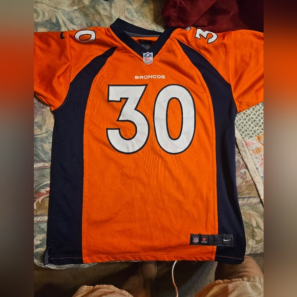 Nike Youth NFL Jersey #30 Lindsay Denver Broncos - Picture 1 of 4